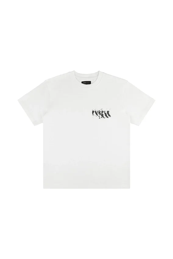 T-Shirt mit bemaltem Schriftzug