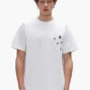 T-Shirt mit Perlen-Monogramm