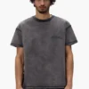 T-Shirt mit Schablonen-Schriftzug