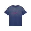 T-Shirt mit schrägem Schriftzug