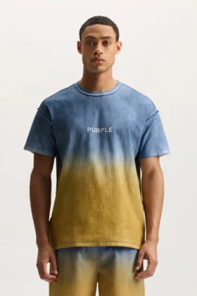 T-Shirt mit verblassendem Schriftzug