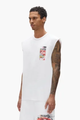 Tank-Top mit Aufklebern