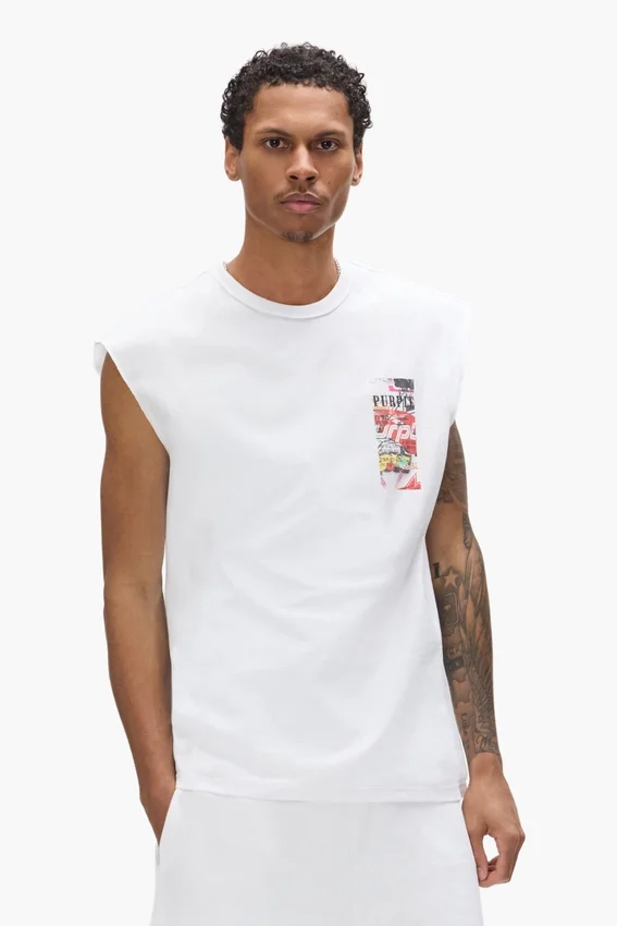 Tank-Top mit Aufklebern