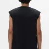 Tanktop mit Kristall-Schriftzug