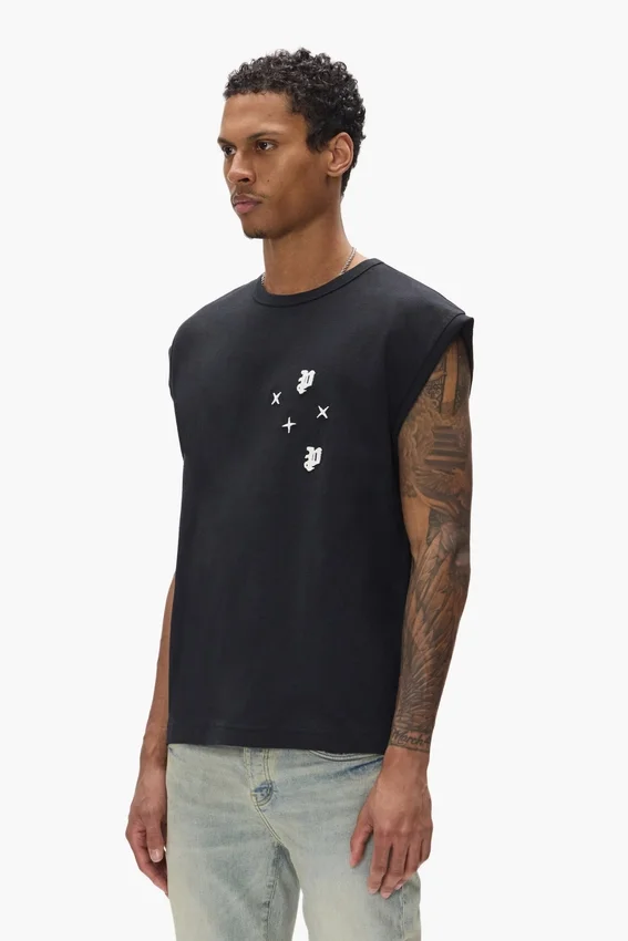 Tanktop mit Stern-Monogramm
