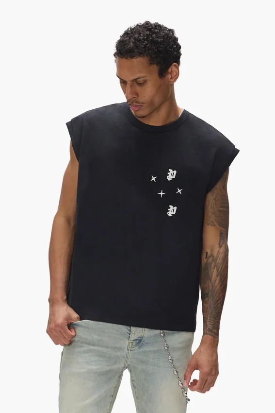 Tanktop mit Stern-Monogramm