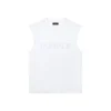 Tanktop mit Wortmarke und Perlenverzierung