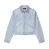 Trucker-Jacke mit kontrastierendem Kragen