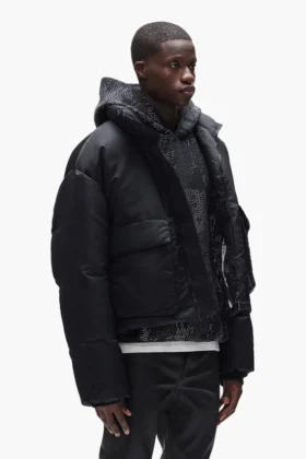 Twill-Daunenjacke