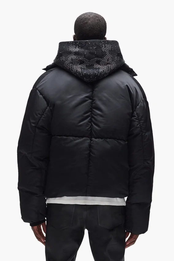 Twill-Daunenjacke