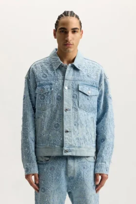 Verzierte Trucker-Jacke