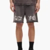 Worn Gothic-Shorts